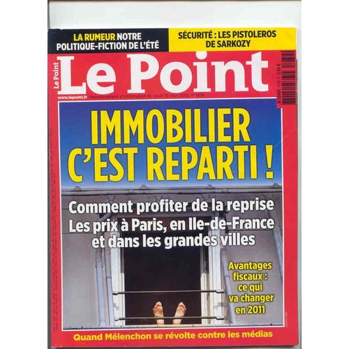 Le Point  N° 1979 : Immobilier C'est Reparti ! Comment Profiter De La Reprise ? Les Prix À Paris, En Ile-De-France Et Dans Els Grandes Villes