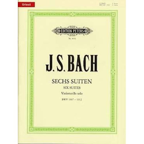 Sechs Suiten Für Violoncello Solo Bwv 1007-1012 Violoncello Solo