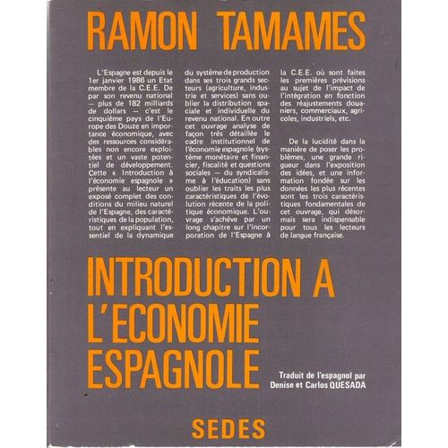 Introduction À L'économie Espagnole