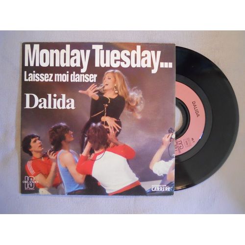 Dalida 45 Tours "Laisser Moi Danser" , "Monday Tuesday"