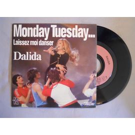 Dalida 45 Tours "Laisser Moi Danser" , "Monday Tuesday"