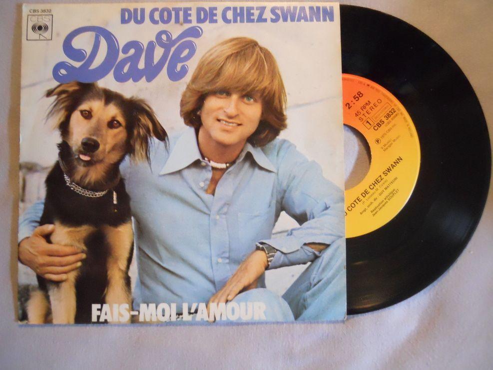 Vinyle 45 tours Dave « Du coté de chez Swann », « fais moi l'amour
