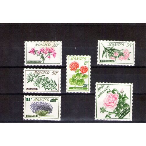 1959 - Nr 517 À 522- Fleurs