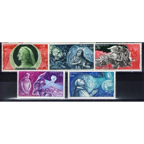 1966 - Nr 683 À 687 - 7ème Anniversaire De La Naissance Du Doute Alighieri