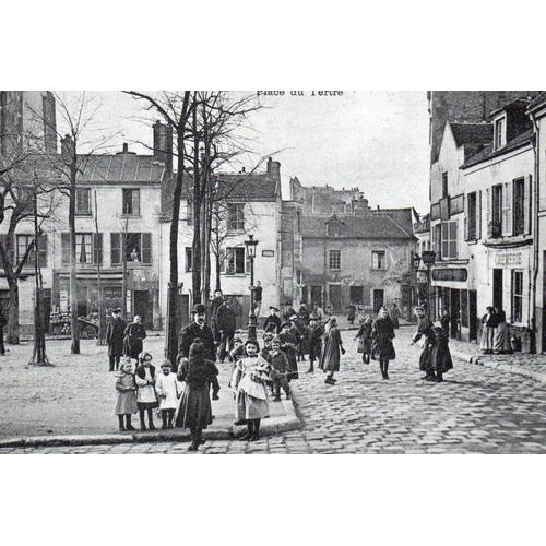 Paris - Le Marché Dans La Rue - Réédition D'une Carte Postale Ancienne - Ref. 011 028
