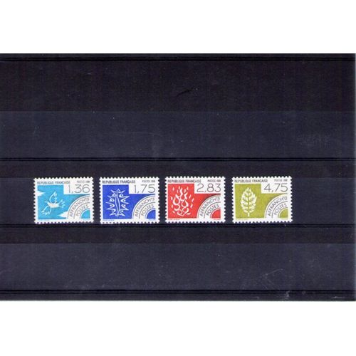 1988 - Nr 198 À 201 - Les Quatres Éléments