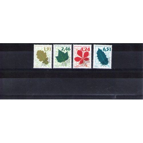 1994 - Nr 232 À 235 - Feuilles D'arbres