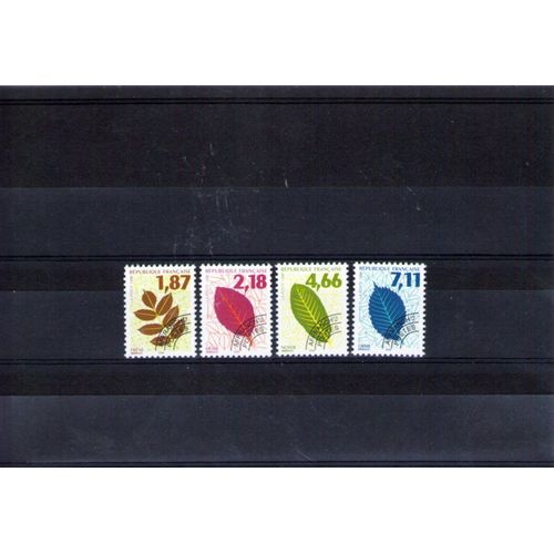 1996 - Nr 236 À 239 - Feuilles D'arbres