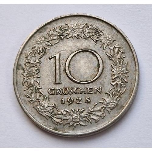 Pièce De Monnaie 10 Groschen 1925 Autriche