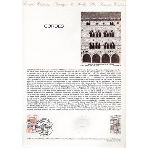 Cordes - Le 5 Avril 1980