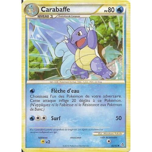 Carabaffe Niv.1 - Heartgold Soulsilver Déchainement - 80 Pv 42/95