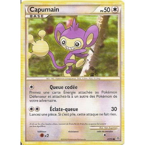 Capumain Base - Heartgold Soulsilver Déchainement - 50 Pv 43/95