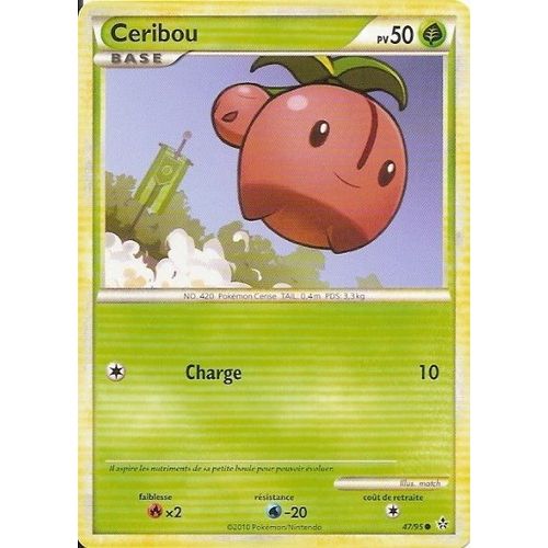 Ceribou Base - Heartgold Soulsilver Déchainement - 50 Pv 47/95