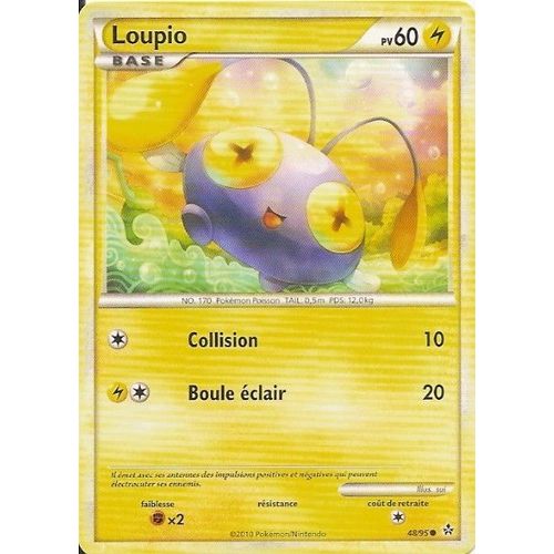 Loupio Base - Heartgold Soulsilver Déchainement - 60 Pv 48/95