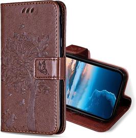 Coque Pour Realme 7 Pro, Etui Protection Housse Premium En Cuir Pu, Antichoc Etui A Rabat Portefeuille Flip Case Pour Realme 7 Pro (Marron)