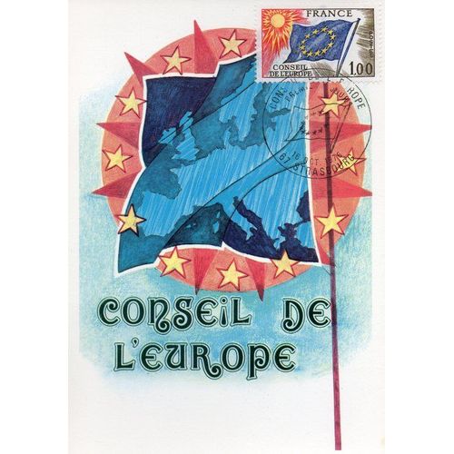 1976 - Conseil De L'europe - Strasbourg, Le 16 Octobre 1976 - Carte Fdc 1er Choix - Ref. 010 028