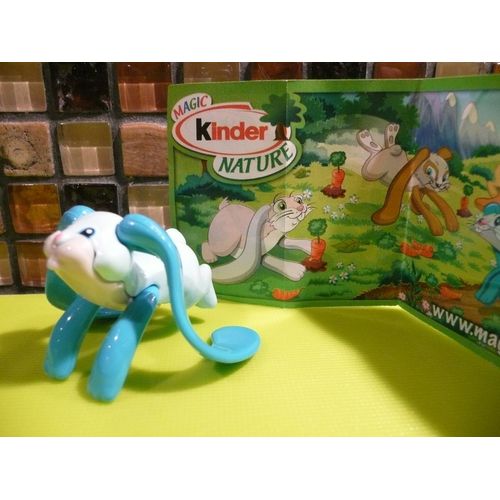 Kinder Nouveau -  Un025 : Lapin - Oreilles Bleues