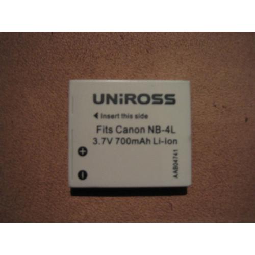 Uniross  AAB04741 - Batterie compatible Canon NB-4L