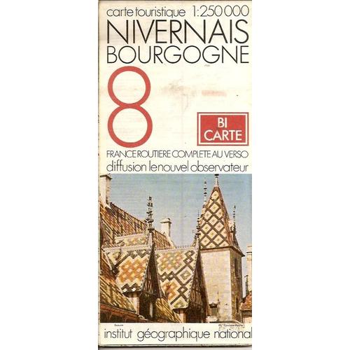 Carte Ign Nivernais - Bourgogne N°8