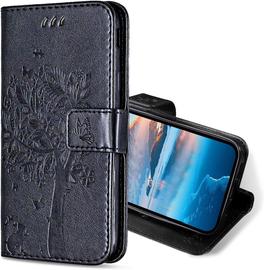 Coque Pour Realme 7 Pro, Etui Protection Housse Premium En Cuir Pu, Antichoc Etui A Rabat Portefeuille Flip Case Pour Realme 7 Pro (Noir)