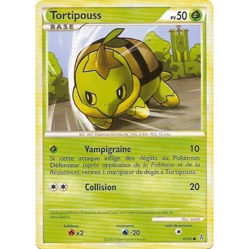 Tortipouss Base - Heartgold Soulsilver Déchainement - 50 Pv 67/95