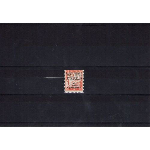 1925/1927 - Nr 19 - Timbres Taxe De France De 1893/1926 Surcharges - Legeres Traces De Charnieres