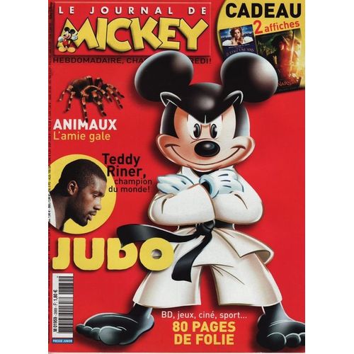 Le Journal De Mickey  31-10-2007  N° 2889 : Christophe Willem (2p) - Le Monde De Narnia (2p + Poster) - Jenifer (Fiche)