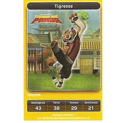 Kung Fu Panda : Tigresse - Carte À Jouer N°100 Sur 216 - Carrefour Dreamworks