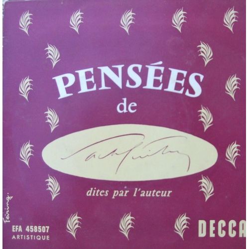 Pensees De Sacha Guitry