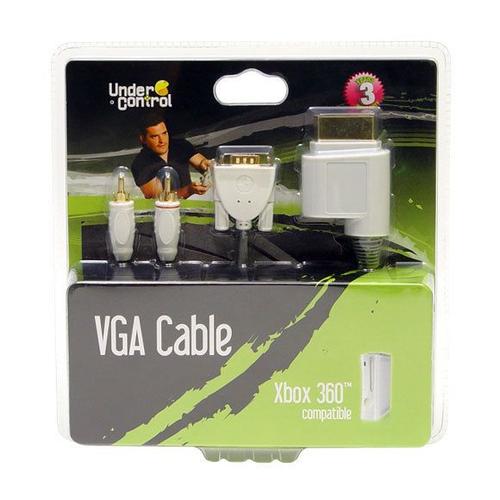 Cable Vga Under Control pour Xbox 360