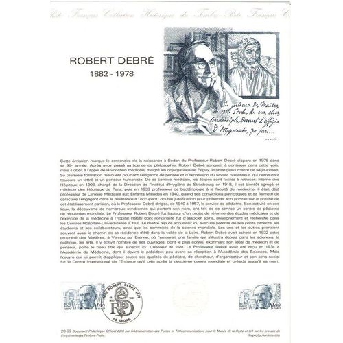1982 - Robert Debré ( 1882 - 1978 ) - Sedan Le 15 Mai