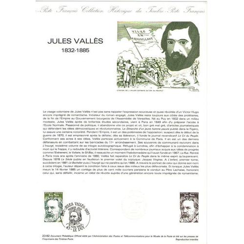 1982 - Jules Vallés ( 1832 - 1885 ) - Le Puy Le 5 Juin