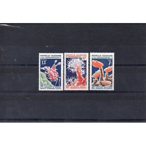 Nouvelle Calédonie - 1964-65 - N° 322 À 324 - Aquarium De Nouumea