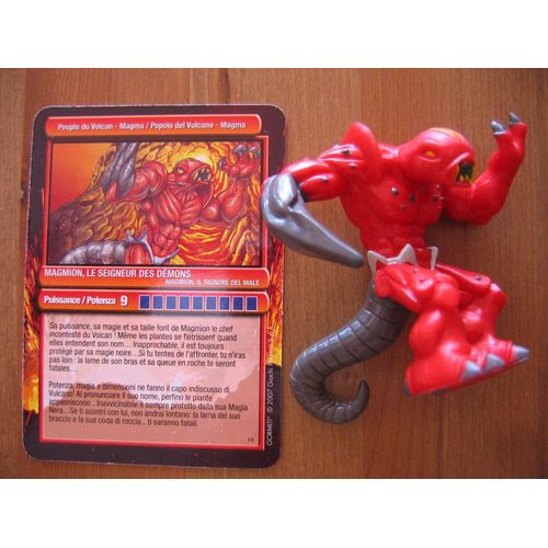 Figurine Gormiti  Le Peuple Du Volcan-Magma - Magmion, Le Seigneur Des Démons