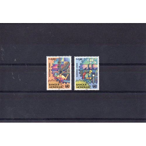 Nations Unies - Genève - 1989 - N° 173 Et 174 - La Banque Mondiale