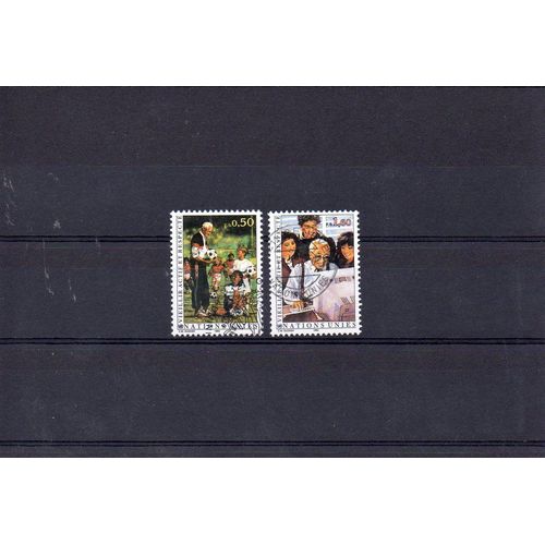Nations Unies - Genève - 1993 - N° 241 Et 242 - Vieillir Actif Et Respecté