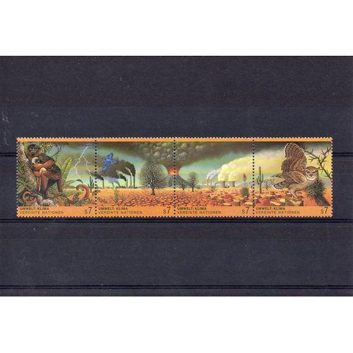 Nations Unies - Vienne - 1993 - N° 176 À 179 - Environnement Climat