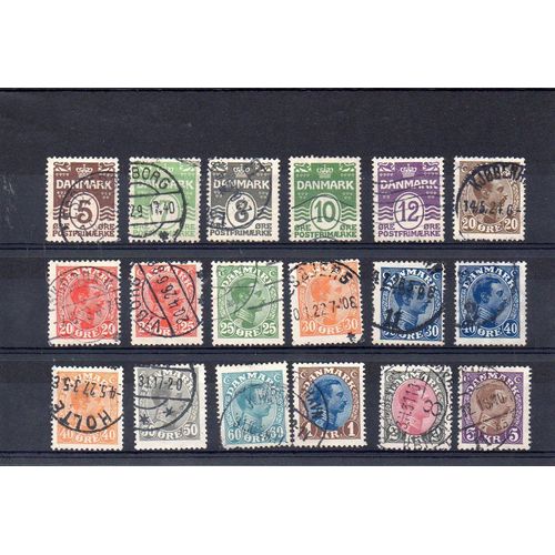 Danemark - 1921-30 - N° 132 À 148 A - Christian X Et Type A