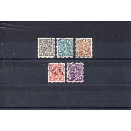 Danemark - 1933 - 1940 - N° 222 À 226