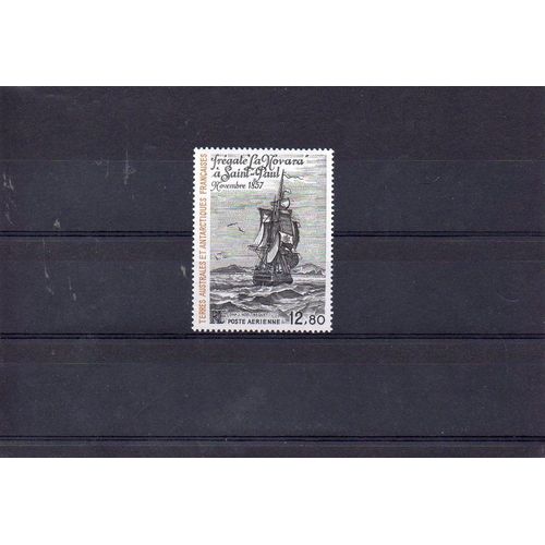 T A A F Aérien - 1985 - N°88 -Frégate La Novara À Saint Paul En 1857