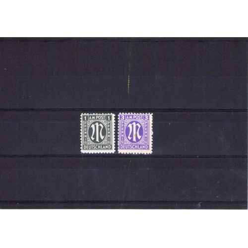 1945 - Nr Bis 1 À 2 - Deutsche Reich