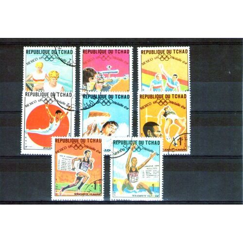 1969 - Nr 183 À 207 - Medailles D'or Jeux Olympique De Mexico