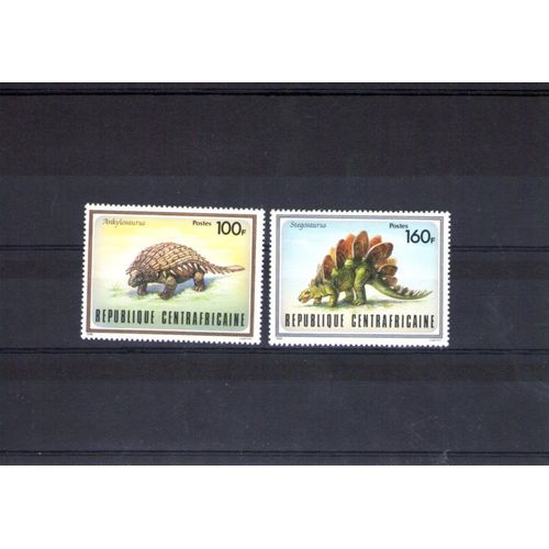 1988 - Nr 781 À 782 - Animaux Préhistoriques