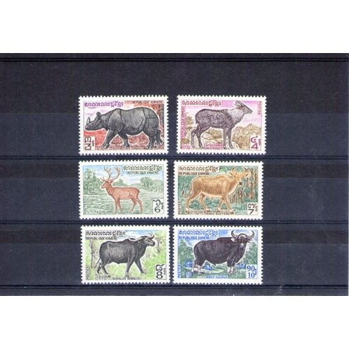1972 - Nr 310 À 315 - Animaux