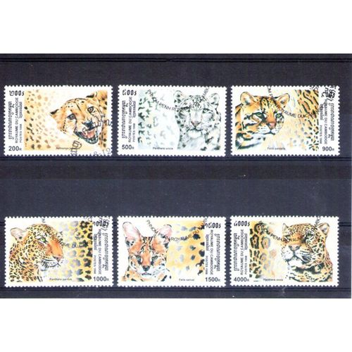 1998 - Nr 1577 À 1582 - Faune Felins