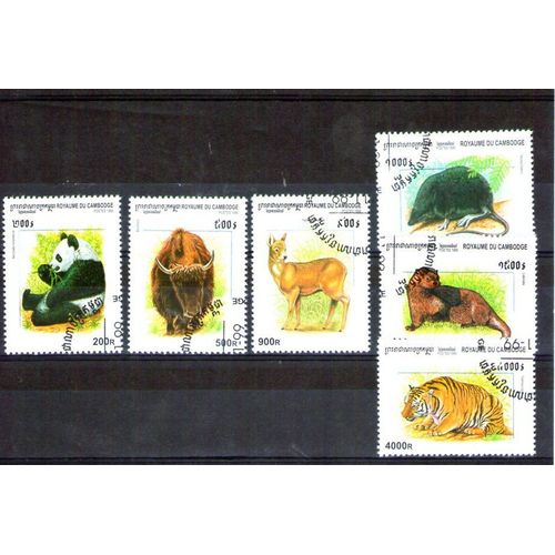 1999 - Nr 1689 À 1694 - Animaux Sauvages