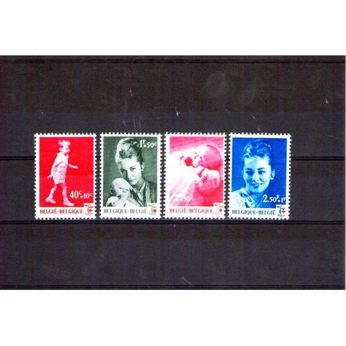 1963 - Nr 1262 À 1265 - Centenaire De La Croix Rouge Internationale