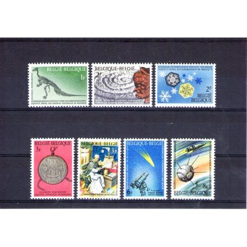 1966 - Nr 1374 À 1380 - Patrimoine Scientifique National