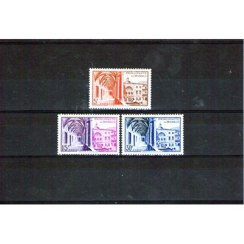1952 - Nr 383 À 385 - Musée Postal