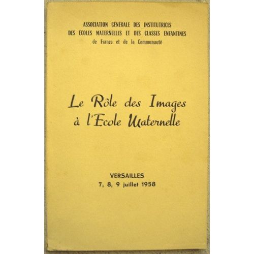 Le Rôle Des Images À L'école Maternelle